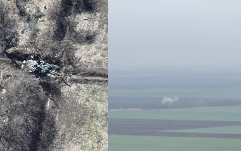 В Николаевской области морские пехотинцы уничтожили танк оккупантов (видео)