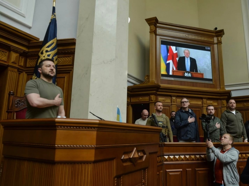 Борис Джонсон выступил с видеообращением в Раде: что сказал премьер Великобритании