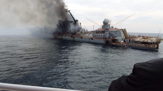 Появилась последняя запись с уничтоженного крейсера «Москва»
