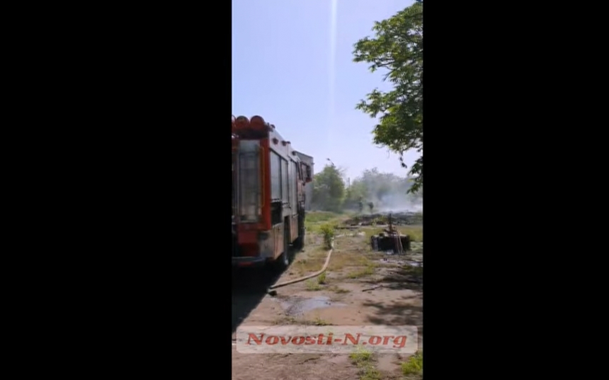 Появилось видео последствий утренних обстрелов Николаева