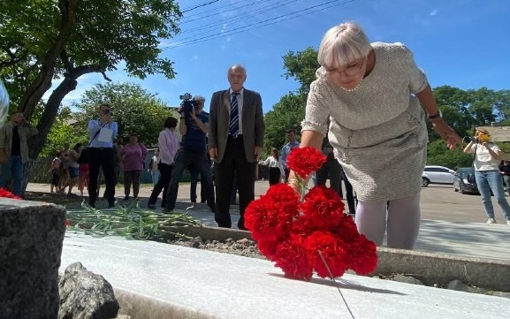 Министры культуры Украины и Германии почтили память евреев, убитых в Одессе во время Второй мировой