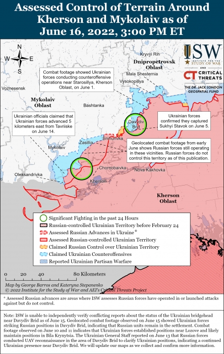 Россияне могут совершать атаки под чужим флагом возле Херсона, - ISW