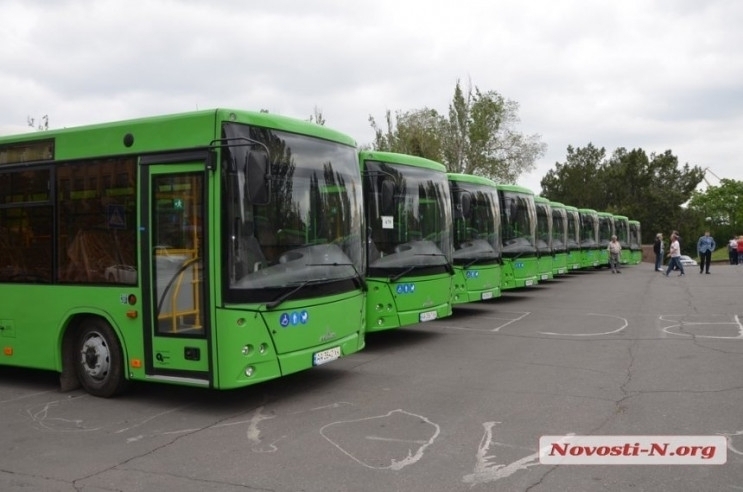 В Николаеве зеленые автобусы будут курсировать по полным маршрутам, а в Кульбакино не поедут