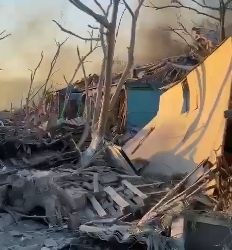 Обстрел в Затоке: Зеленский показал последствия (видео)