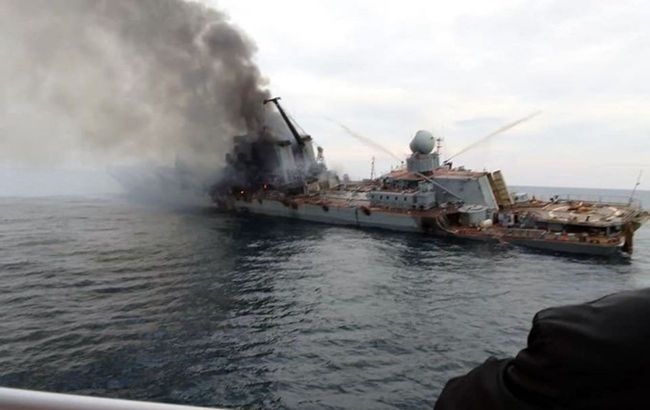 На крейсері "Москва" загинув син командира дивізії Чорноморського флоту РФ