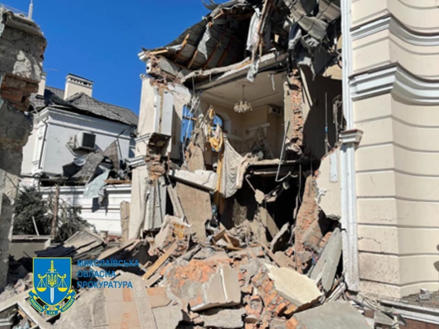 Опубликованы фотографии разрушенного дома Алексея Вадатурского