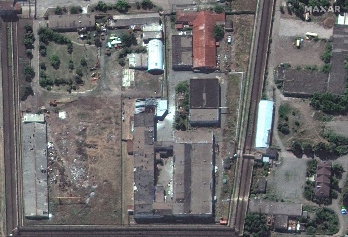 Появились спутниковые снимки с места убийства пленных в Оленовке