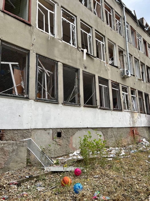 Сенкевич показал, что осталось от разрушенной ракетами николаевской школы (фото)