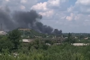 В окупованому Лисичанську вибухнула колишня будівля СБУ - загинуло близько 100 окупантів