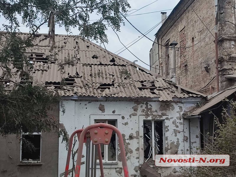 Обстрел Николаевской области: повреждены жилые дома, один человек ранен