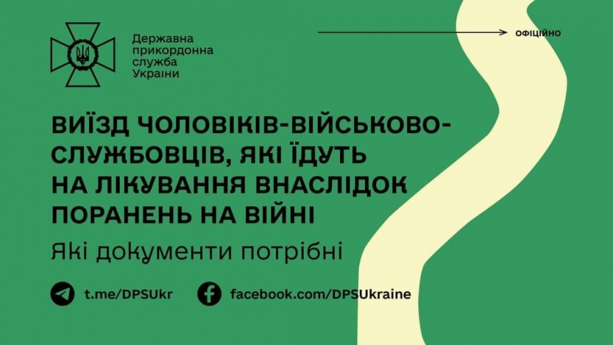 Які документи необхідні для виїзду за кордон для лікування через поранення на війні