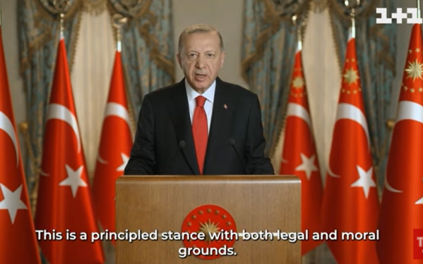 «Крим – це Україна»: Ердоган вважає, що Росія має повернути окупований півострів (відео)