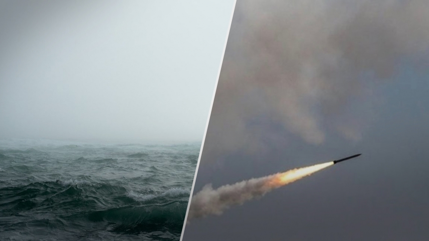 Над морем на Одещині силами ППО було збито ворожу ракету
