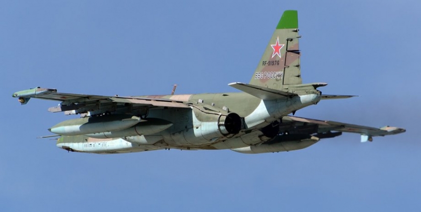 В небе Херсона ВСУ сбили штурмовик Су-25