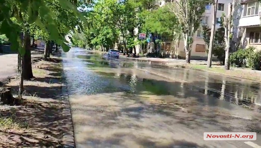 В Николаеве из-за соленой воды количество порывов труб увеличилось в 20 раз