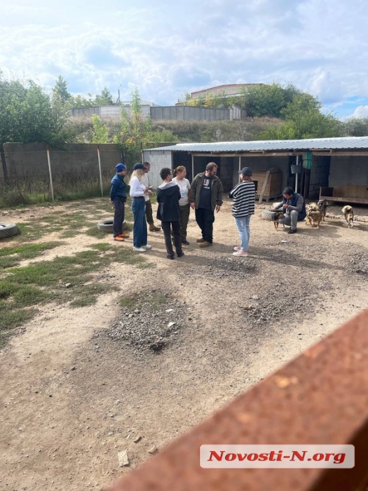 Волонтеры помогли приюту для животных, который находится под Николаевом (фото)