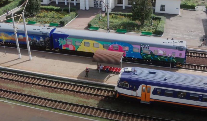 В Украине запустили «Поезд к победе», посвященный также и Николаевской области (видео)