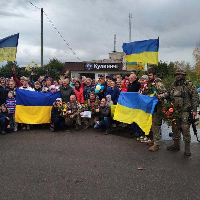 У двох населених пунктах Харківської області підняли прапор України