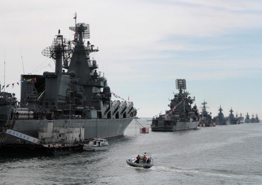 РФ в море вновь увеличила присутствие боеготовых кораблей