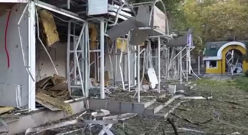 В Николаеве уничтожили цветочный рынок (видео)