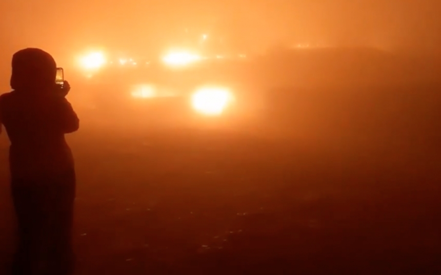 На Ай-Петрі в Криму спалахнула пожежа (відео)