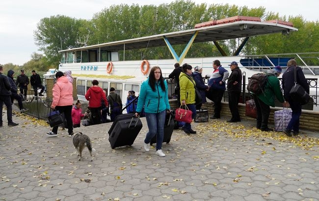 Окупанти розігнали людей, які спробували з Лівобережжя евакуюватися до Херсона по воді