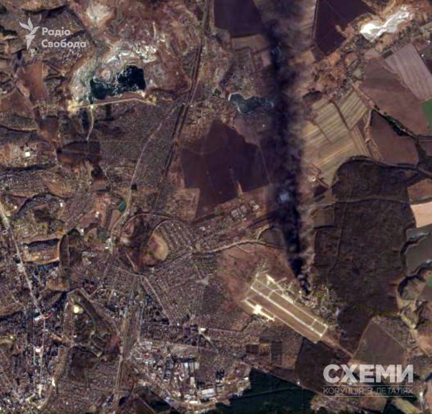 Взрыв на авиабазе в Курске был виден из космоса: спутниковые снимки