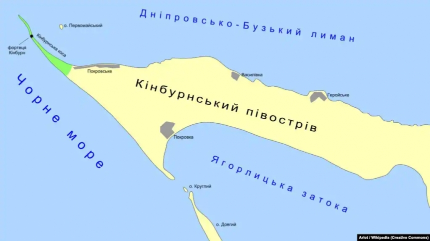 Кім розповів, чи планують окупанти наступати на Миколаївську область із Кінбурну