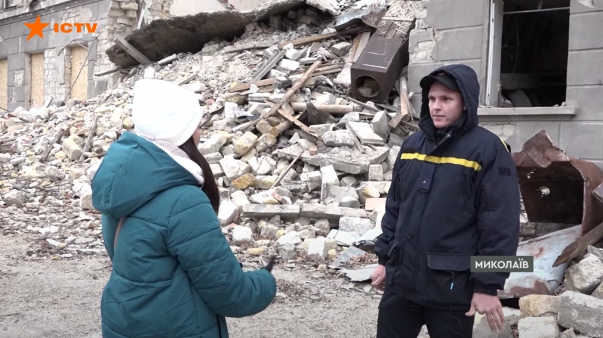 Сотрудники ГСЧС рассказали, как спасли детей из под завалов в Николаеве (видео)