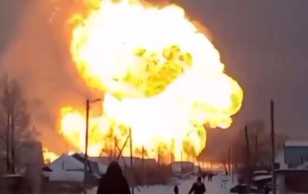 В России произошел взрыв на газопроводе (видео)