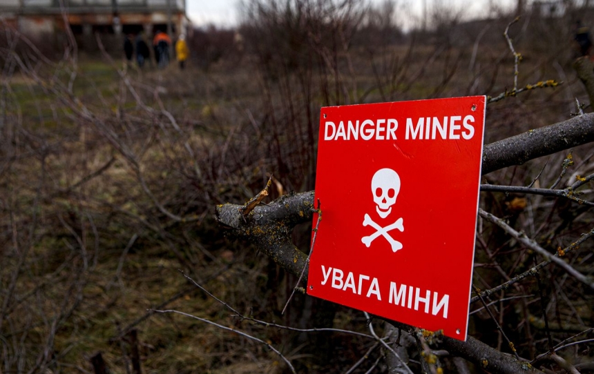 В Херсонской области на мине, оставленной оккупантами, подорвался местный житель