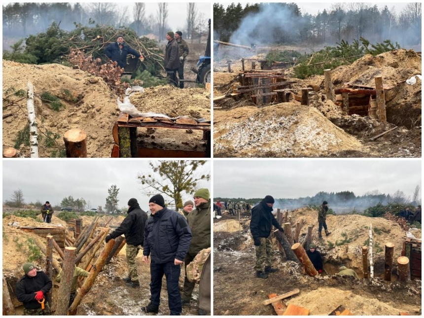 На севере Ровенской области роют окопы, - ОВА (фото)