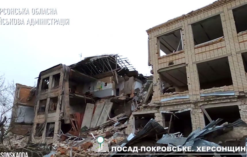 Росіяни на 98% зруйнували село на кордоні Миколаївської та Херсонської областей (відео)