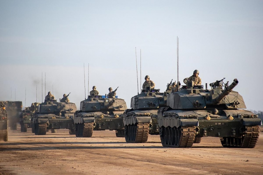 Украинские танкисты прибыли в Британию для обучения на Challenger 2