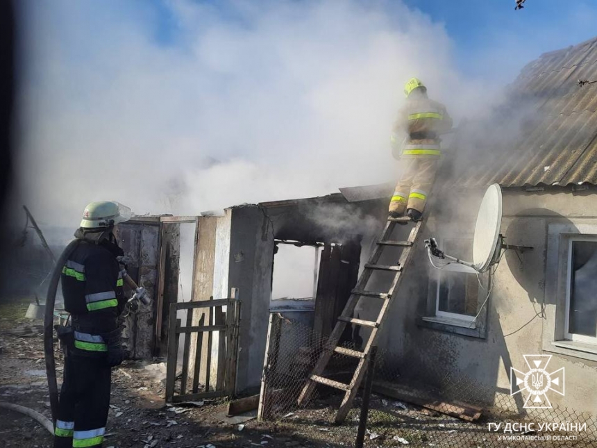 В Николаевской области сгорел дом: погиб мужчина