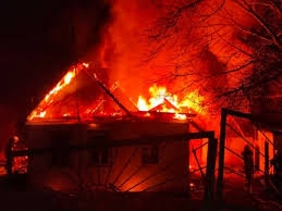 В Новой Одессе из-за замыкания электропроводки горел жилой дом