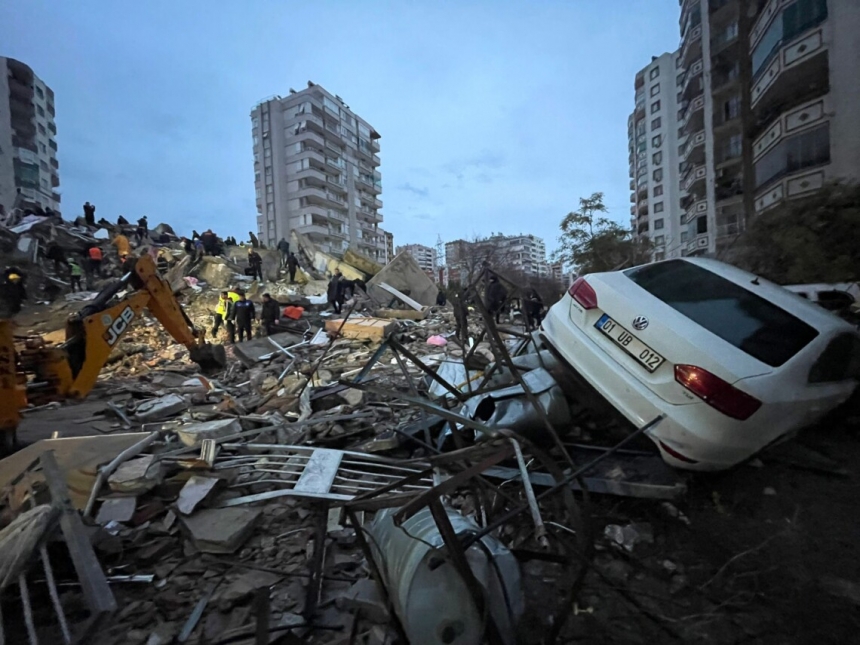 В Турции снова зафиксировано землетрясение в 7,8 баллов
