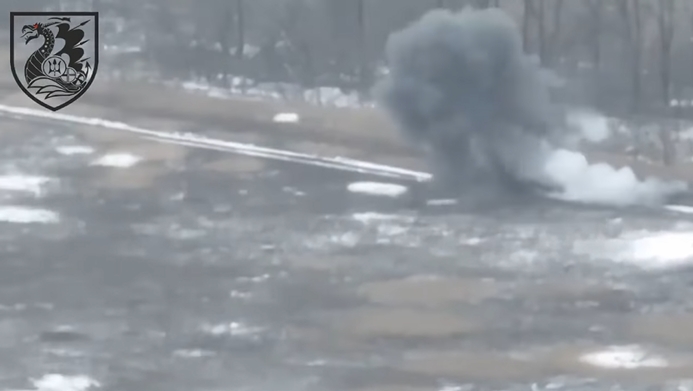 Миколаївські морпіхи підірвали ворожу бойову машину з окупантами (відео)