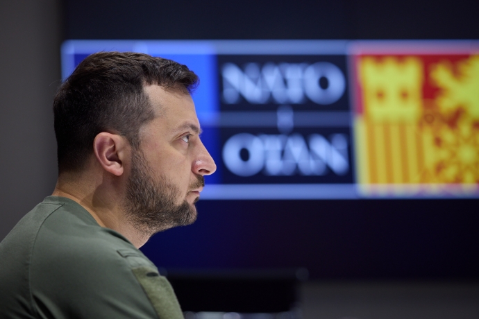 «Только вместе с Украиной НАТО будет гарантировать настоящую защиту Европе», - Зеленский
