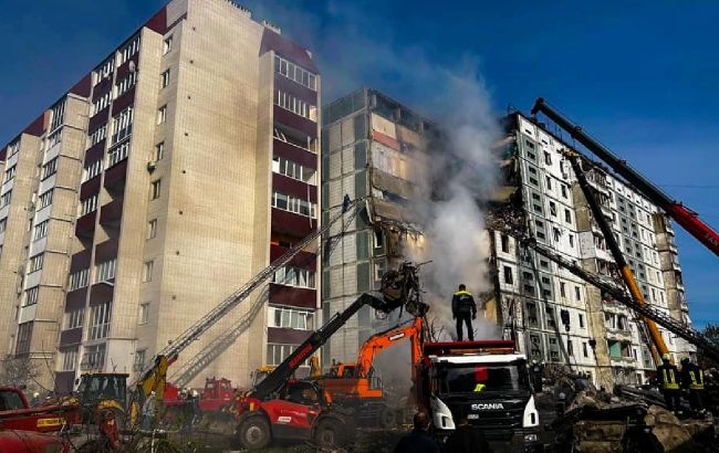 В Умани возросло количество жертв и пострадавших из-за ракетного удара