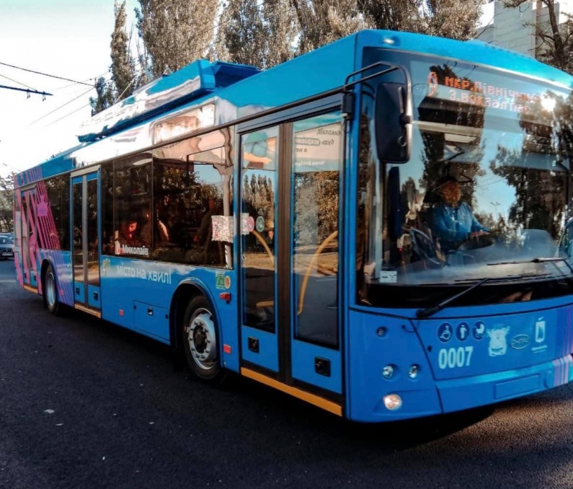 У неділю скасують рух тролейбусів до мікрорайону Миколаєва
