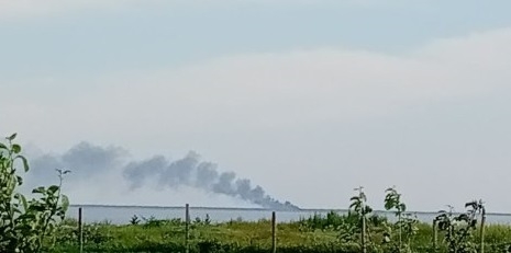 Точно  в цель: На Кинбурнской косе ВСУ разбили военный объект оккупантов