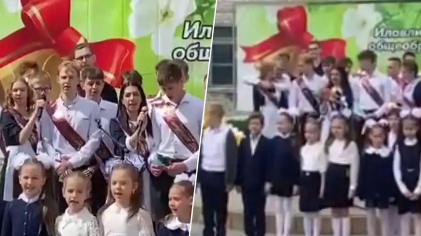 В России выпускник пытался перерезать горло однокласснице прямо на праздничной линейке (видео)