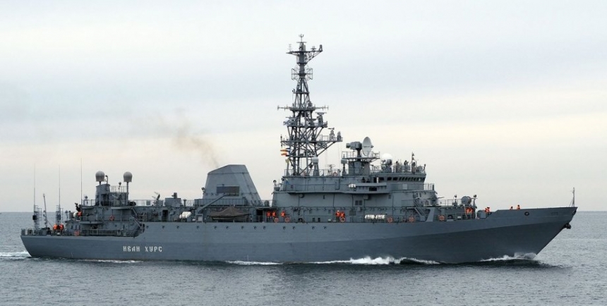 Разведывательный корабль РФ «Иван Хурс» получил серьезные повреждения, — СМИ