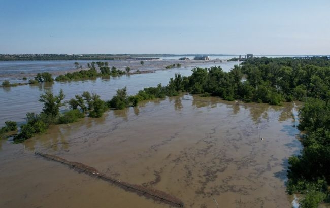 Підрив Каховської ГЕС: з'явилися нові супутникові фотографії