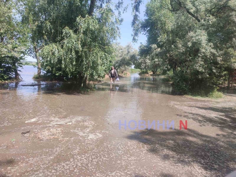 Еще + 3 см: уровень воды в акватории Николаева поднялся уже на 70 см