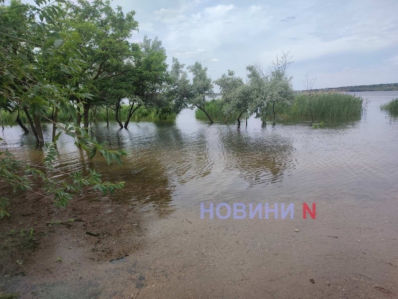 В Николаеве начал снижаться уровень воды