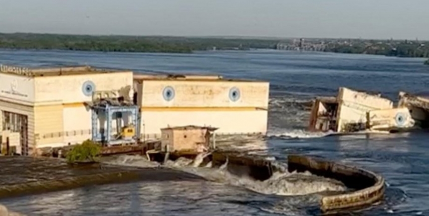 Каховскую ГЭС взорвала диверсионная группа оккупантов, - перехват СБУ 