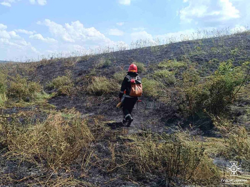 За минувшие сутки в Николаевской области пожар охватил 16 га территории