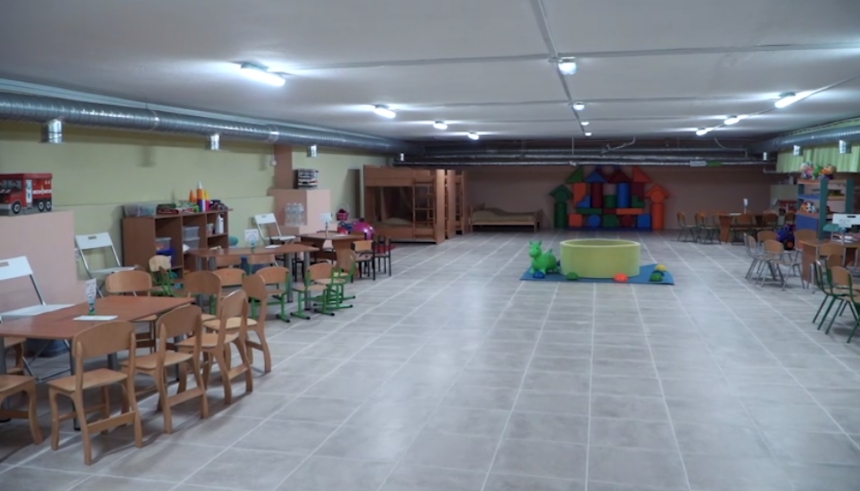 В Николаеве отремонтировали укрытие еще в одном детском саду (видео)